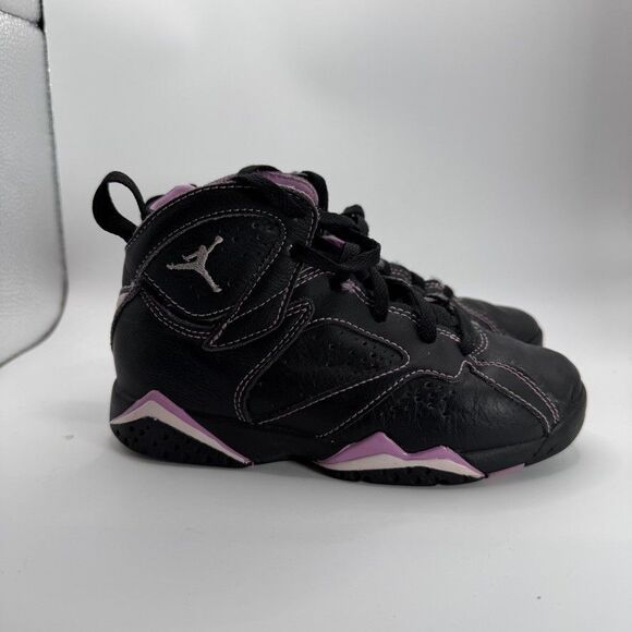 Nike Air Jordan 7 Retro Barely Shoes Size 12c Black Grape DV2257-055 - Picture 1 of 11